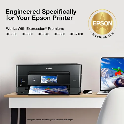 Vista 3 de EPSON Tinta Claria Premium 410 de alta capacidad (T410XL020) funciona con Expression Premium XP-530, XP-630, XP-640, XP-7100, XP-830