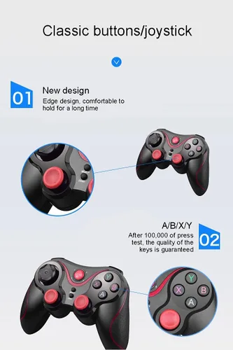Vista 9 de Controlador de gamepad Android, control inalámbrico de mapeo de teclas de gamepad Joystick perfecto para PUBG Mobile y Call of Duty, compatible