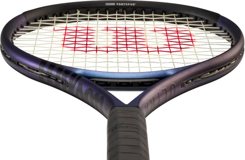 Vista 5 de Wilson Raquetas de tenis Ultra 108 V4.0 Performance, ensartadas con Sensation 16 Natural a media tensión de rango