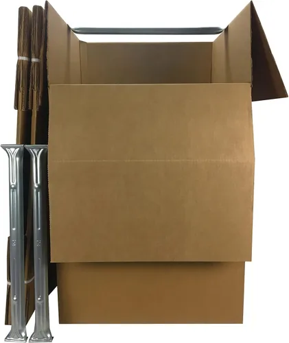 Vista 3 de UBOXES Space Savers - Cajas de mudanza para armario con colgador, 20 x 20 x 34 pulgadas (paquete de 3)