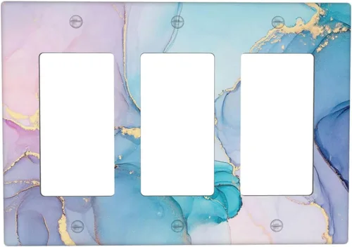 Vista 87 de Cubierta Decorativa para Interruptor de Luz Anclajes Tablón Faros Aves Marinas 2 Gang Cubiertas de Tomacorriente 1 Toggle 1 Dúplex Placa de Pared