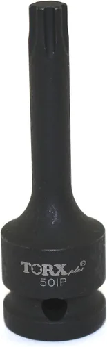 Vista 5 de TEMO 9 pc Torx Plus IP 3 pulgadas largo 6 puntos negro Impact Bit Socket Set 1/2 pulgadas Square Drive Auto reparación herramienta