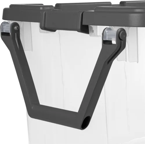 Vista 8 de Sterilite ClearView Latch - Cajas de almacenamiento con ruedas para debajo