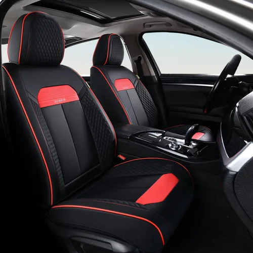Vista 24 de FLORICH Fundas de asiento delantero de automóvil, fundas de asiento de cuero para automóviles, protector de asiento de automóvil, impermeable