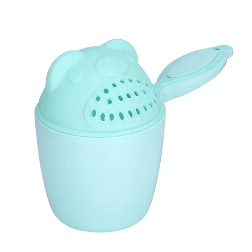 Vista 9 de Desmontable cascada libre de lágrimas bebé enjuague taza, champú Flusher para baño de cabello (verde)