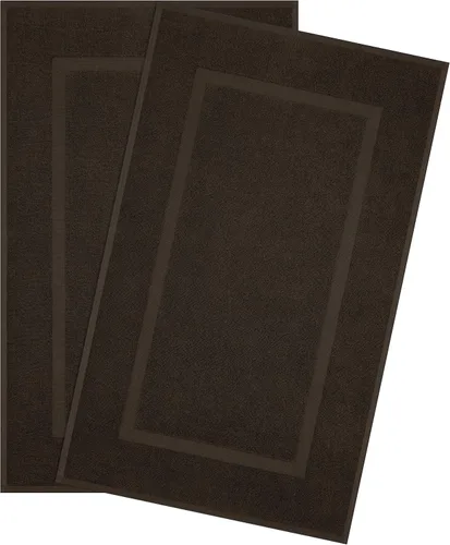 Vista 53 de Cotton Paradise - Alfombras de baño antideslizantes 100% algodón para el baño, 17 x 24 pulgadas, suaves, absorbentes, de secado rápido, lavables a