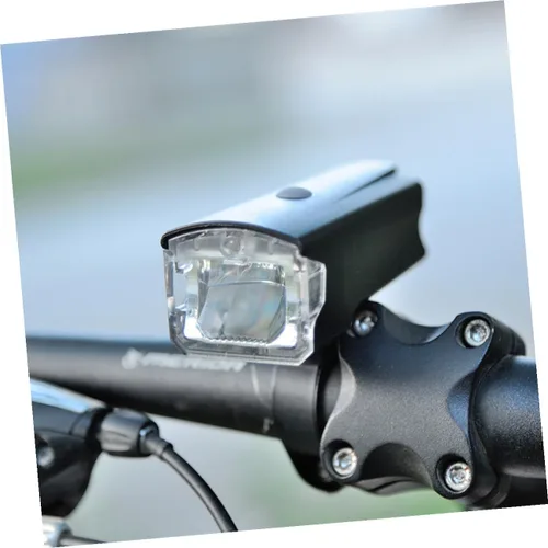 Vista 5 de Abaodam Faro delantero recargable USB para bicicleta, luz frontal súper brillante, accesorios de conducción nocturna con horas de duración
