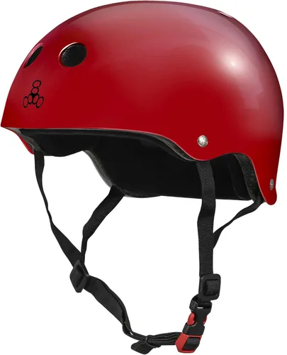 Vista 10 de Triple Eight Casco certificado Sweatsaver para patineta, BMX, Roller Derby, patinaje sobre ruedas, patinaje en línea, scooter y bicicleta
