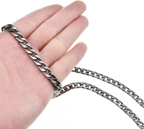 Vista 31 de HAHIYO Mini Pochette - Correa de cadena delgada y ancha de 0.276 in para LV de longitud de 7.9 pulgadas de grosor, oro amarillo brillante