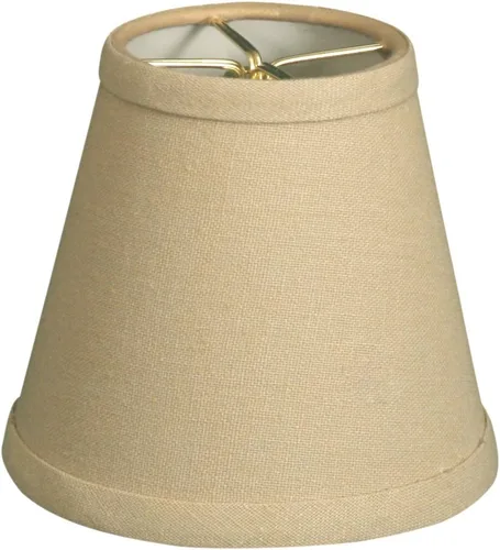 Vista 21 de Royal Designs, Inc. Lámpara de araña de tapa dura Empire Basic Shade CS-984-5AGL, oro antiguo, 3 x 5 x 4,5