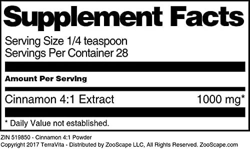 Vista 4 de Terravita Canela 41 Polvo (1 oz, ZIN 519850) - Paquete de 3