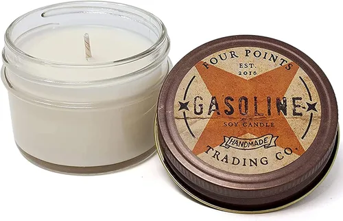 Vista 10 de HWY-1 Vela perfumada de aromaterapia de soja de 4 onzas con tarro - Four Points Trading Co.