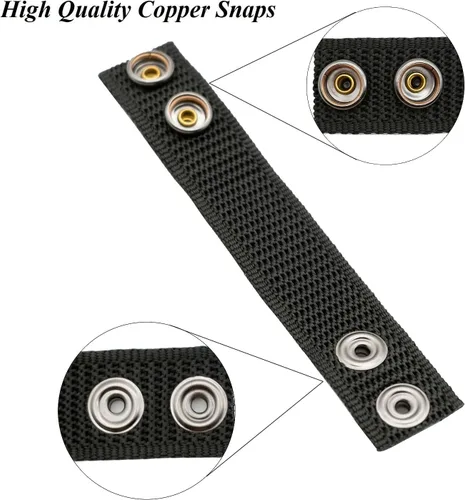 Vista 6 de TACNEX Portacinturón de servicio se mantiene retenedor de nailon para cinturón de 2.25"/2"/1.75"/1.5" de ancho, accesorios de engranaje de cinturón