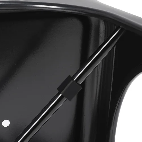 Vista 27 de Yaheetech Juego de 4 sillas de comedor de metal, sillas de cocina apilables industriales con asiento superior de madera para comedor, restaurante