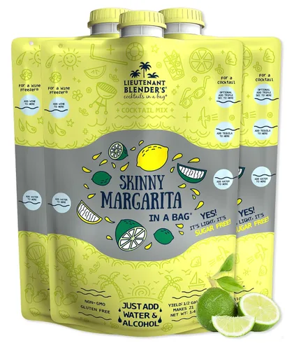 Vista 34 de Lt. Blender's Peach Bellini in a Bag – Mezclas de vino para granizado – Cada bolsa hace 1/2 galón de mezcla congelada de Peach Bellini – Mezcla
