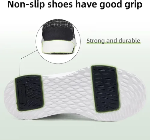 Vista 7 de OrthoComfoot - Mocasines ortopédicos de mujer, sin cordones, para caminar, para fascitis plantar, soporte de arco para pies planos, cómodos