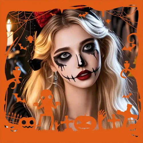 Vista 6 de Halloween Earrings For Women, Halloween Party Decorations Accessories