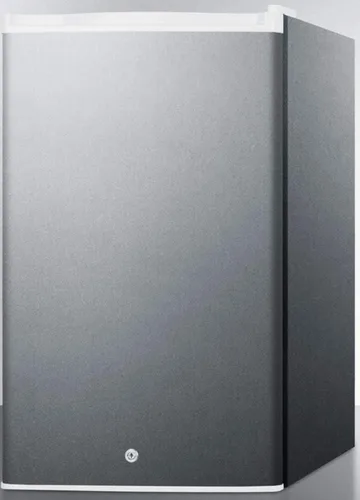 Vista 3 de Summit Appliance FF31L7BICSS - Refrigerador compacto de acero inoxidable con descongelación automática, estantes cromados ajustables, termostato