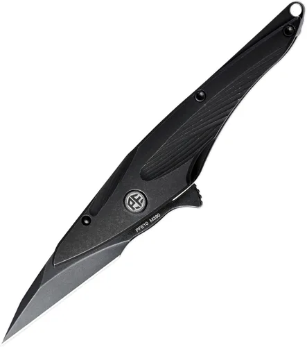 Vista 7 de Petrified fish PFE10 - Cuchillo plegable para colibrí, hoja de satén M390 de 1.06 pulgadas, mango de titanio de 1.05 onzas, cuchillo de bolsillo