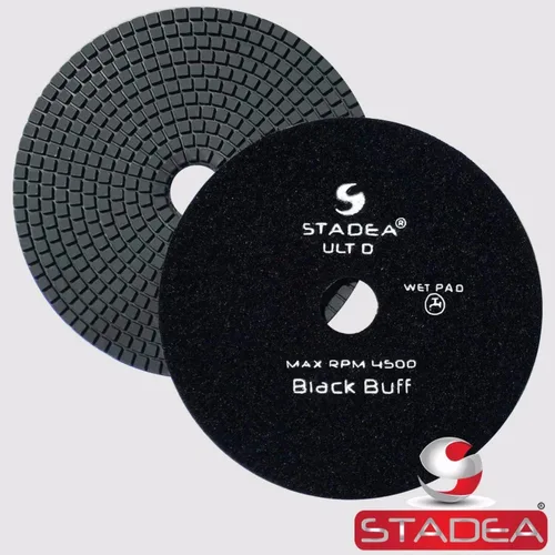 Vista 9 de PPW152X Almohadillas de pulido de granito 7 "Almohadilla de diamante 50 Grit para granito piedras de cuarzo pulido Paquete de 01