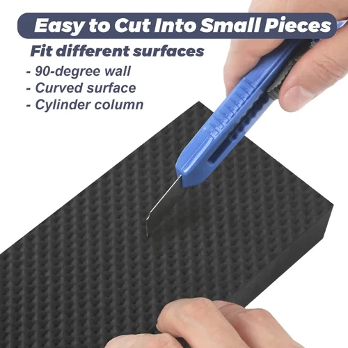 Vista 6 de Protector de Pared de Garaje Protectores de Puerta de Automóvil Guardas de Garaje Parachoques Espuma EVA Gruesa Resistente al Agua Autoadhesivo