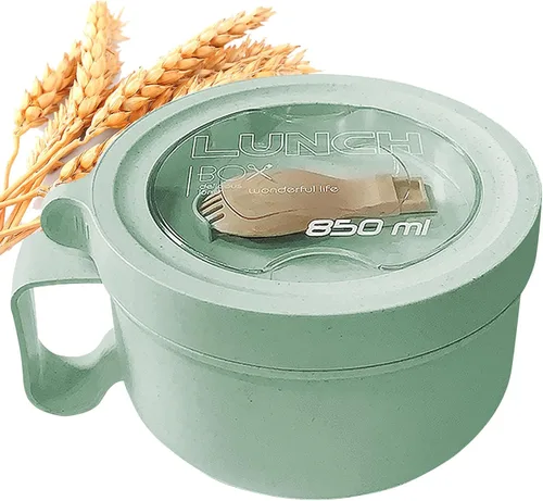 Vista 18 de Tazas para sopa de microondas con tapas, tazón de ramen para microondas de 28.7oz con tapa, diseño mejorado de agarre fácil para llevar contigo
