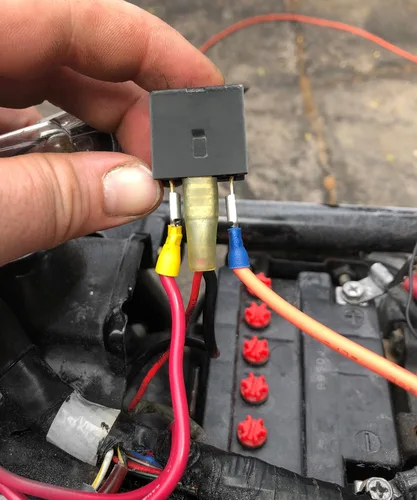 Vista 5 de Zlirfy Paquete de 2 Relés de CA, Relé de CA y Arranque, 39794-SDA-A03 39794-SDA-A05, Motor de Ventilador A/C, Lámpara Principal, Enchufe de Relé