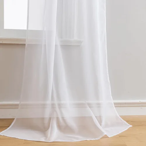 Vista 4 de Bufanda para ventana, cortinas de toldo de cama, arco de boda, tela drapeada de 216 pulgadas de largo (18 pies), cenefas de cortina para ventanas