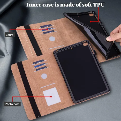 Vista 4 de ALILANG Funda para Samsung Galaxy Tab S9 FE de 10.9 pulgadas, Samsung Tab S9 de 11 pulgadas 2023 con soporte para bolígrafo y múltiples ángulos
