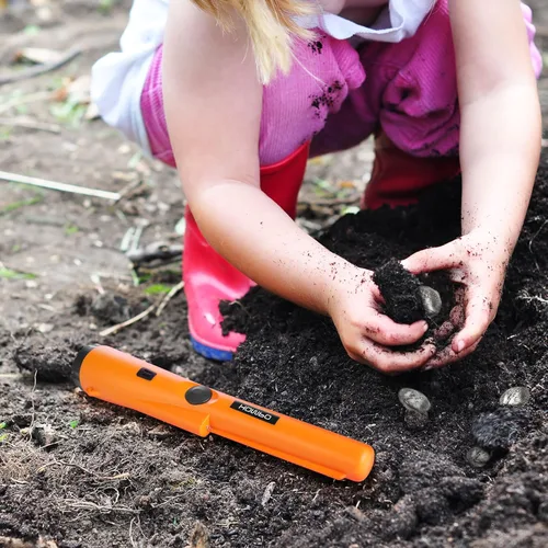 Vista 6 de Detector de metales Pinpointer - Varita puntero de mano totalmente impermeable, sonda de búsqueda profesional de alta precisión