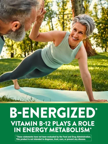 Vista 4 de Nature's Truth Vitamina B12 500 mcg 120 tabletas Suplemento vegano, sin OMG y sin gluten