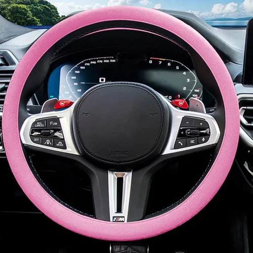 Vista 14 de JDDRY Funda para volante, protector de silicona para volante, funda universal para volante de vehículo, funda protectora para volante