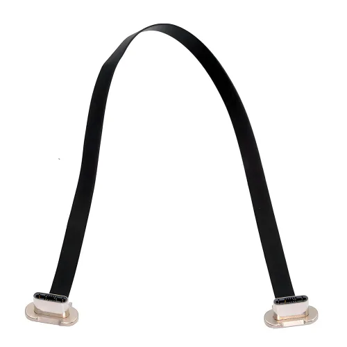 Vista 12 de xiwai Cable de carga USB-C corto en ángulo macho a macho de 5.9 in ultra