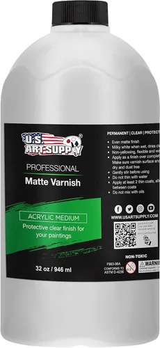 Vista 7 de U.S. Art Supply - Gel mate acrílico transparente medio, 6.8 fl oz - tubo
