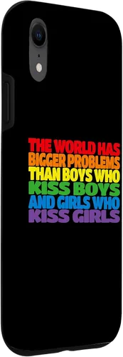 Vista 18 de iPhone 13 Pro Max The World has bigger Problems Gay Pride LGBTQ Pride Rainbow Case