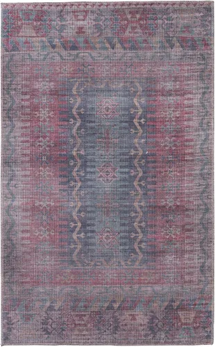 Vista 7 de Rugs.com Sisu Collection - Alfombra lavable de 5 pies, alfombra de tejido plano múltiple perfecta para pasillos y entradas