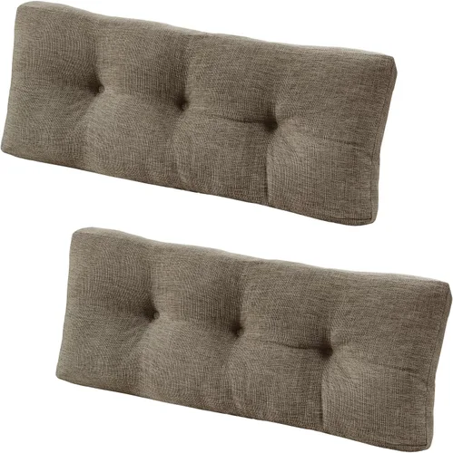 Vista 15 de downluxe Cojín de banco de interior para muebles de interior, cojín de asiento de banco de espuma texturizada, antideslizante, copetudo, 36 x 14 x 4