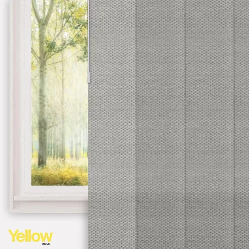 Vista 4 de Persianas de panel ajustables para puerta corrediza de vidrio, 46-86 pulgadas de ancho x 0-96 pulgadas de alto, persianas verticales recortables