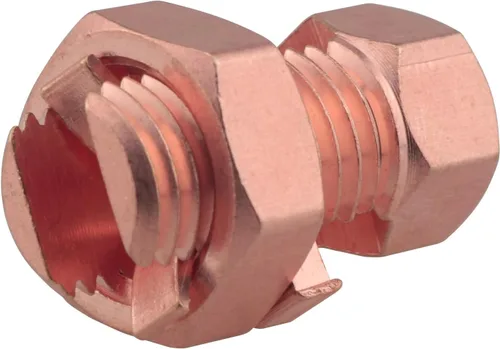 Vista 5 de 4 piezas de conector de perno dividido de cobre Abrazaderas de conexión a tierra Conector de perno dividido de resistencia superior para completar