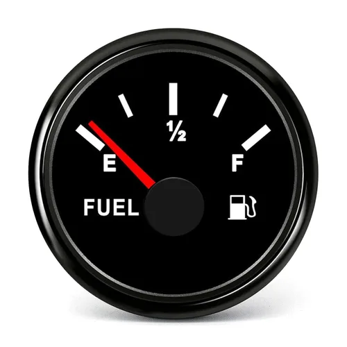 Medidor de combustible de 0-30 ohmios, medidor de nivel de combustible de 2 pulgadas, medidor de tanque de combustible para automóvil, camión,