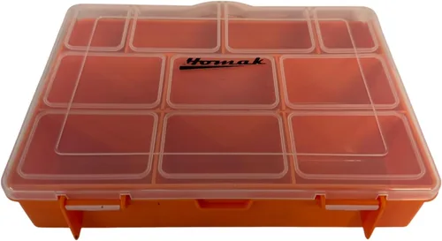 Vista 6 de Homak 6-1/4 pulgadas x 8 pulgadas caja de almacenamiento de plástico, corto, HA01086175