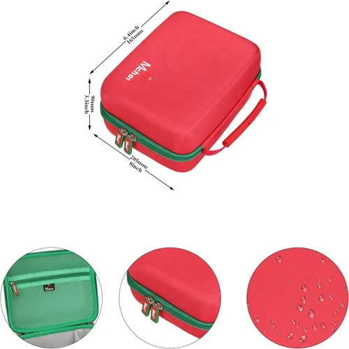 Vista 8 de Mchoi Estuche de almacenamiento para el juego de letras magnéticas de Leapfrog Tad's Fridge Phonics, solo funda