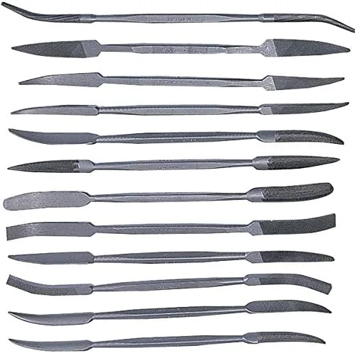 TTC Juego de 12 fichas de rifle troqueladas de corte #0 - 6-3/4" OAL