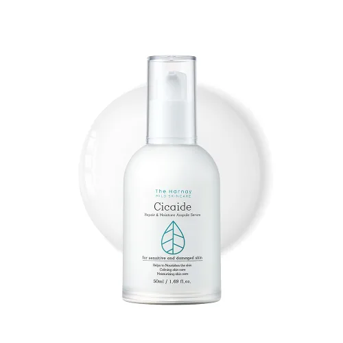 Ampolla Cicaide 1.69 fl oz | Suero facial coreano centella asiática para pieles sensibles | Calmante, hidratación profunda y cuidado de los poros |