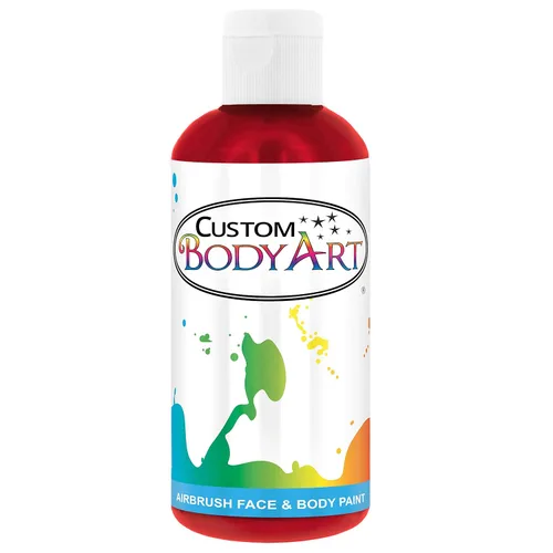 Vista 22 de Custom Body Art Pintura de pincel de aire a base de agua rosa de 8 onzas Rosado