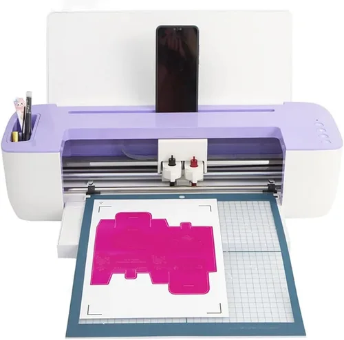 Máquina eléctrica genérica de troquelado y estampado en relieve, máquina automática de escritorio de borde a borde, velocidad de 0.394-11.811 in/s