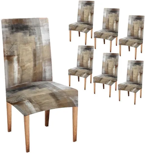 Vista 122 de CAPSCEOLL Juego de 4 fundas para sillas de comedor, color turquesa, turquesa, turquesa, turquesa, turquesa, verde azulado, fundas de asiento Parson