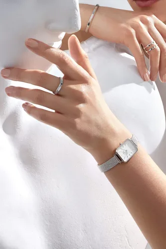 Vista 7 de Daniel Wellington Quadro Watch Silver Stainless Steel (316L)