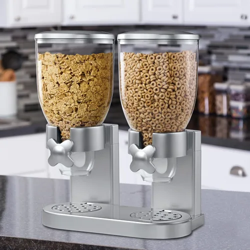 Vista 3 de Dispensador único Zevro de alimentos secos, Dispensador doble