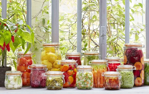 Vista 2 de Le Parfait Super Jar, tarros de conservas, tarro de vidrio francés de 250mL con cuerpo redondo, tarros de vidrio con tapa hermética, tarros